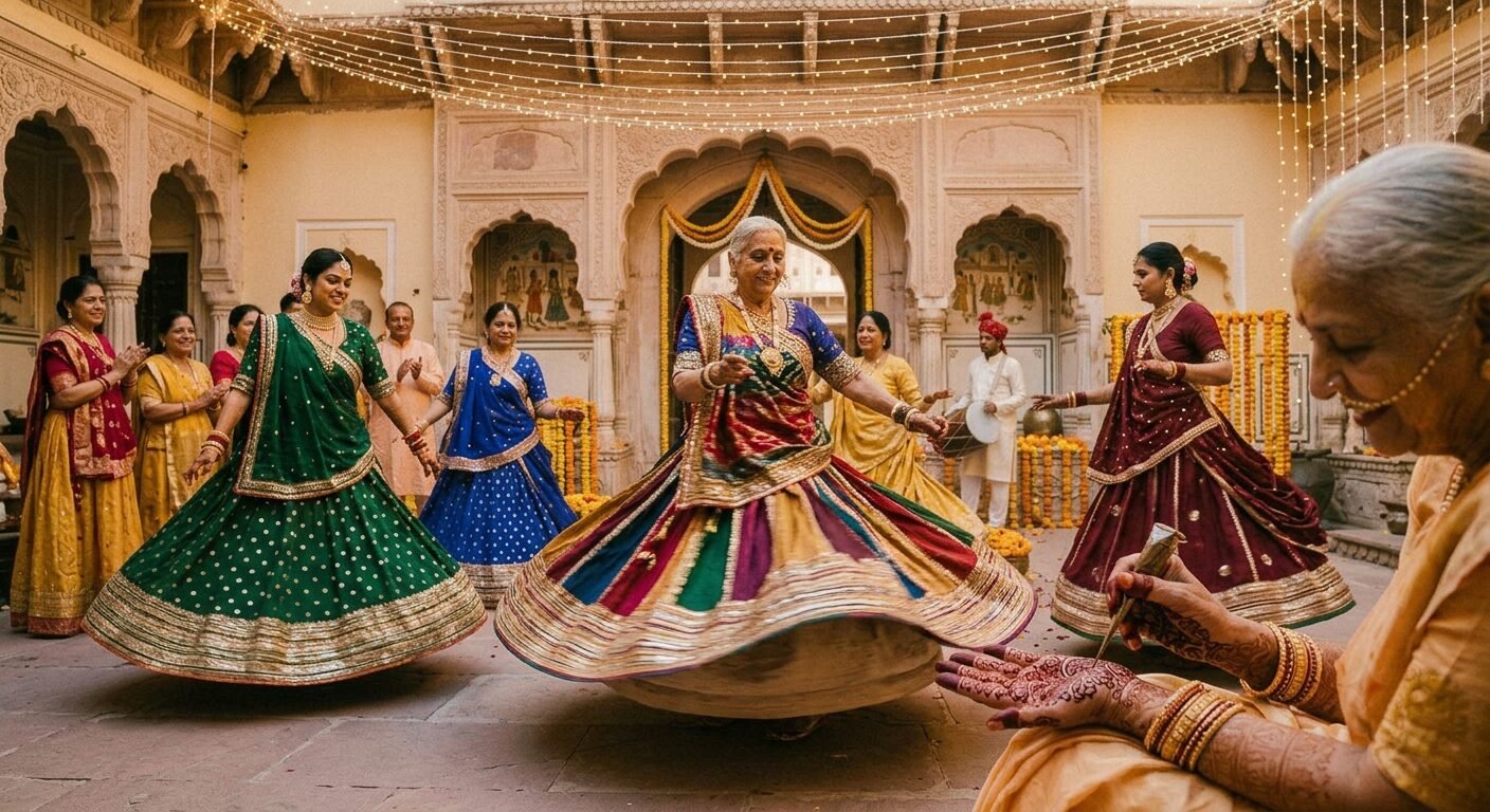 Mehndi and Ghoomar